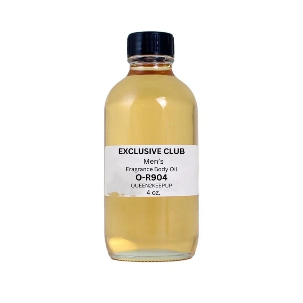 Exclusive Club (Men) Body Oil 4 oz Fragrance All Natural Pure Uncut Scent